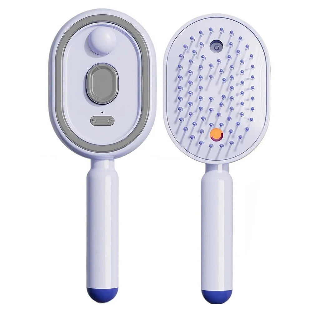 2-in-1 Anti-Frizz Spray Hair Brush