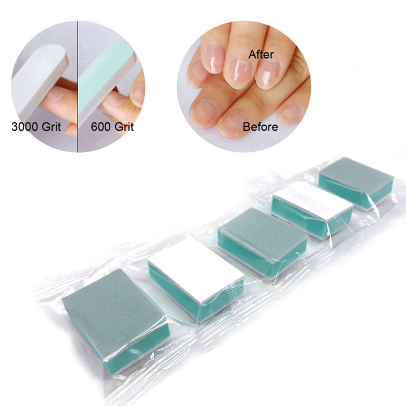 Mini Nail Buffer Blocks – 15 Pack
