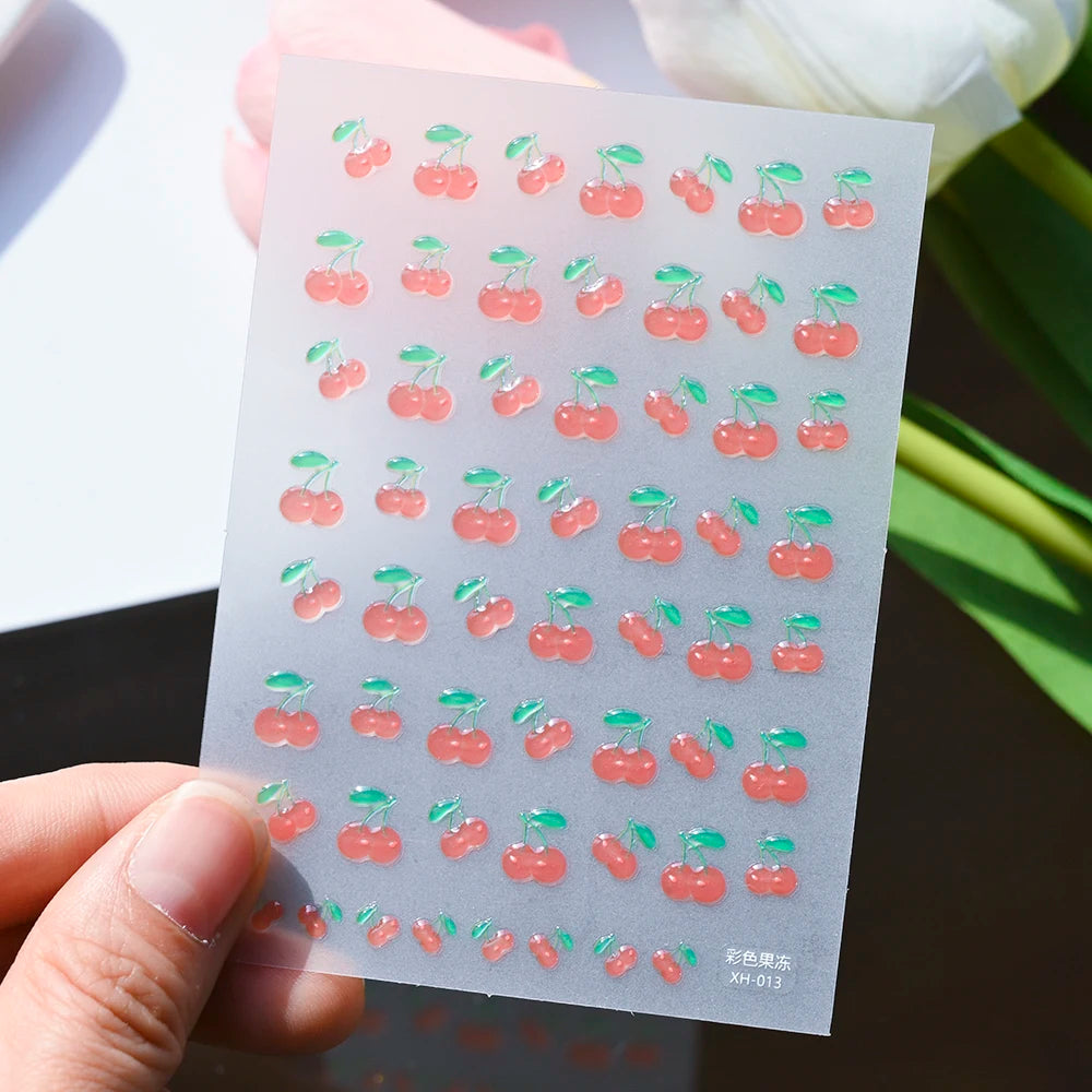 5D Jelly Nail Art Stickers – Cute & Creative Designs