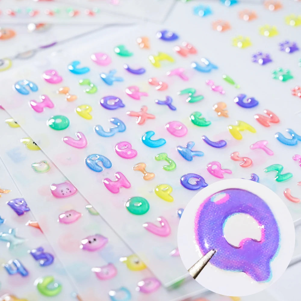 5D Jelly Nail Art Stickers – Cute & Creative Designs