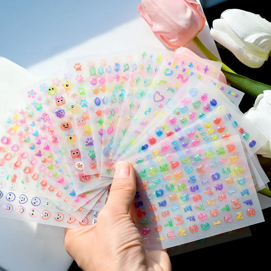 5D Jelly Nail Art Stickers – Cute & Creative Designs