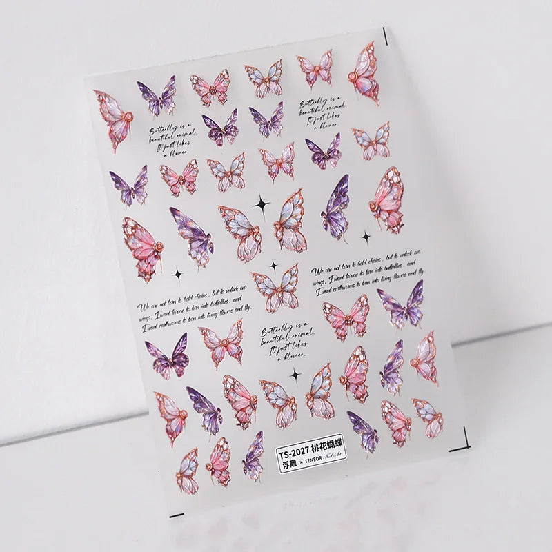 5D Jelly Nail Art Stickers – Cute & Creative Designs