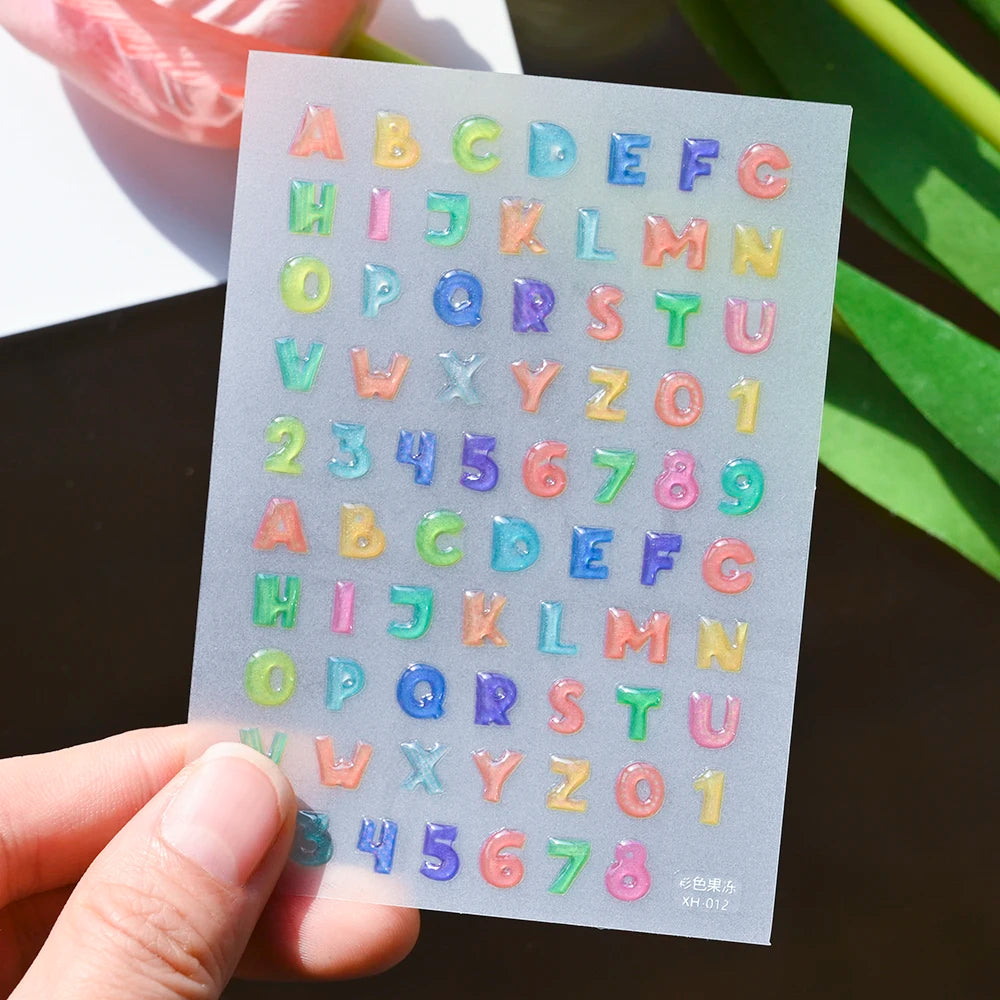 5D Jelly Nail Art Stickers – Cute & Creative Designs